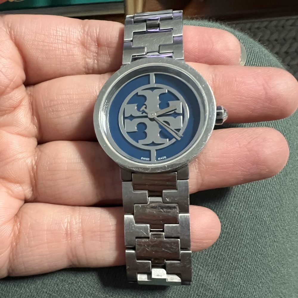 Tory Burch Silver Tone Watch